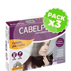 Pack 3x Cabelplus 30 Comprimidos Derbós