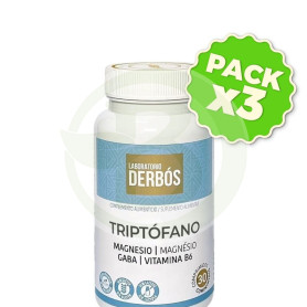 Pack 3x Triptófano 30 Comprimidos Derbós