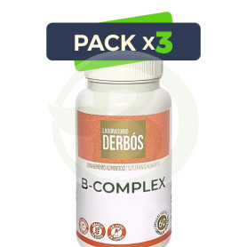 Pack 3x B-Complex 60 Cápsulas Vegetales Derbós