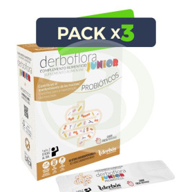 Pack 3x Derboflora Junior 10 Sticks Derbos