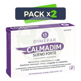 Pack 2x Calmadim Sueño Forte 30 Comprimidos Dimefar