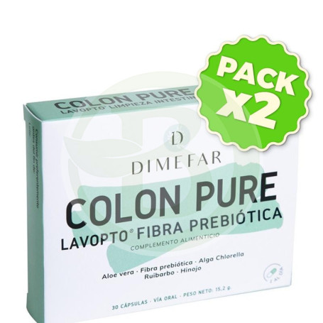 Pack 2x Colon Pure 30 Cápsulas Dimefar