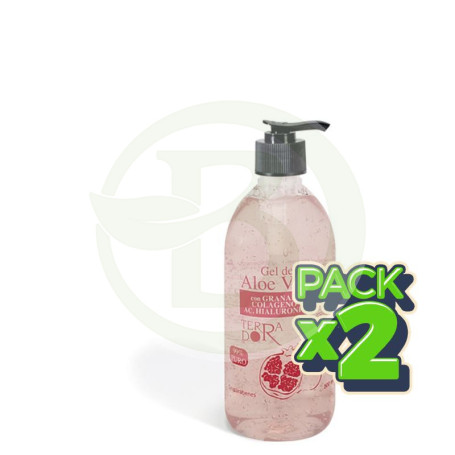Pack 2x Gel de Aloe Vera y Granada 500Ml. Derbos