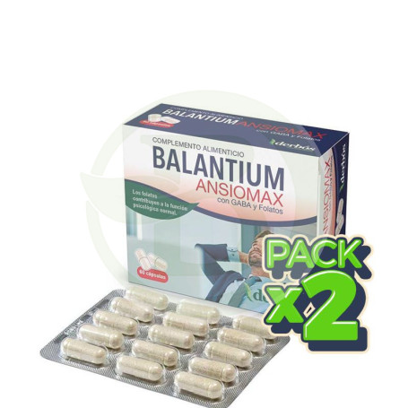 Pack 2x Balantium Ansiomax 60 Cápsulas Derbos