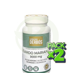 Pack 2x Cardo Mariano 9000Mg 60 Cápsulas Vegetales Derbós