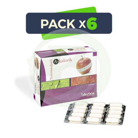 Pack 6x A-Kalorik 60 Cápsulas Derbos