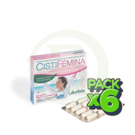 Pack 6x Cistifémina 30 Cápsulas Derbos
