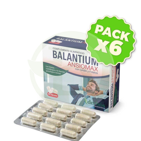 Pack 6x Balantium Ansiomax 60 Cápsulas Derbos