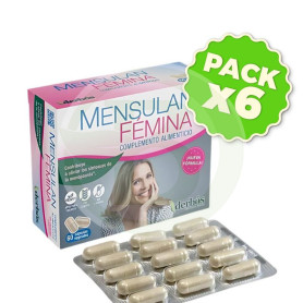 Pack 6x Mensulan Femina 60 Cápsulas Vegetales Derbós