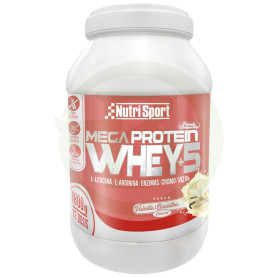 Mega Protein Whey +5 Sabor Vainilla 1800G Nutrisport