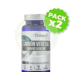 Pack 2x Carbón Vegetal 60 Cápsulas Drasanvi