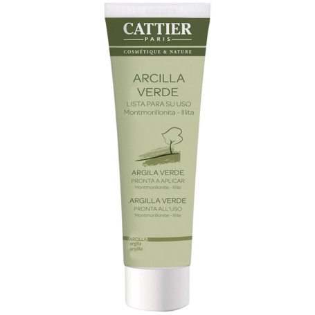 Arcilla Verde Lista para Usar 400G Cattier Paris