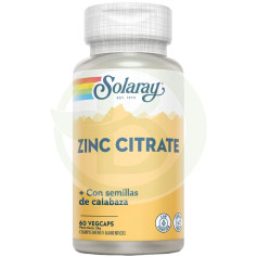Zinc 25mg + Semilla de Calabaza 50mg 60 cápsulas Solaray