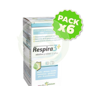 Pack 6x Respira 3+ Jarabe 150Ml Pinisan