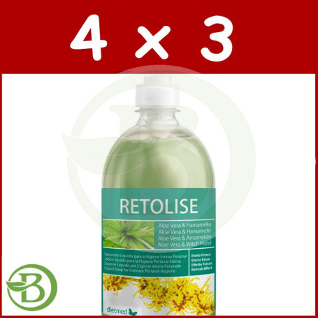 Pack 4x3 Retolise Gel Perianal 300ml Dietmed