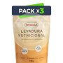 Pack 3x Levadura Nutricional Rica en Vitamina B12 150G Integralia