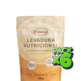 Pack 6x Levadura Nutricional Rica en Vitamina B12 150G Integralia