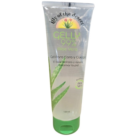 Gelly Gel Hidratante De Aloe Vera 99% 120Ml Lily Of The Desert
