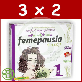 Pack 3x2 Femepausia 30 Cápsulas Pinisan