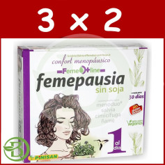 Pack 3x2 Femepausia 30 Cápsulas Pinisan