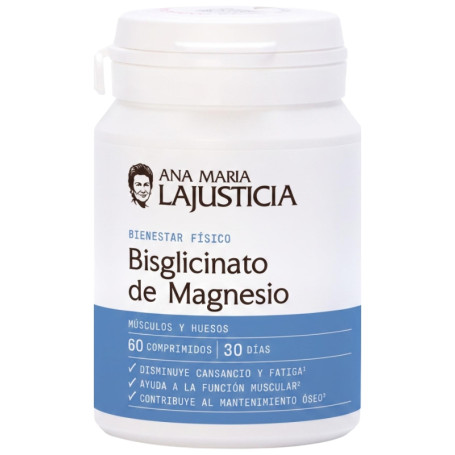Bisglicinato De Magnesio 60 Comprimidos Ana María Lajusticia
