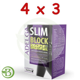 Pack 4x3 Adelgaslim Block Dietmed