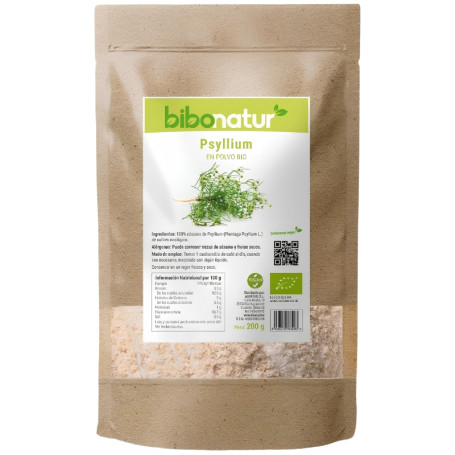 Psyllium en Polvo Bio 200G Bibonatur
