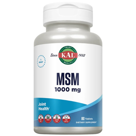 Msm 1000Mg 80 Comprimidos Kal