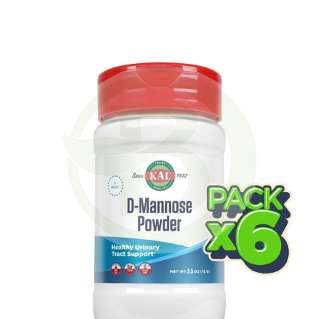 Pack 6x D-Mannose en Polvo 72G Kal