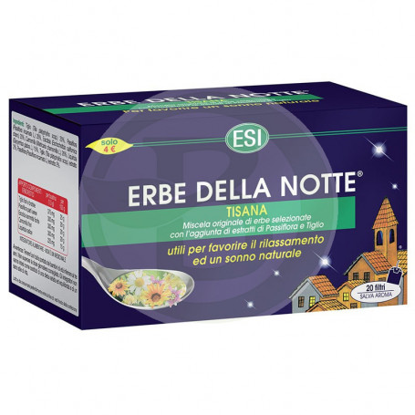 Erbe Della Notte Tisana 20 Filtros ESI