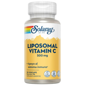 Liposomal Vitamin C 500Mg 30 Cápsulas Vegetales Solaray