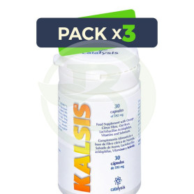 Pack 3x Kalsis 30 Cápsulas Catalysis
