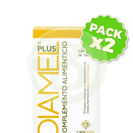 Pack 2x Diamel Plus 90 Cápsulas Catalysis