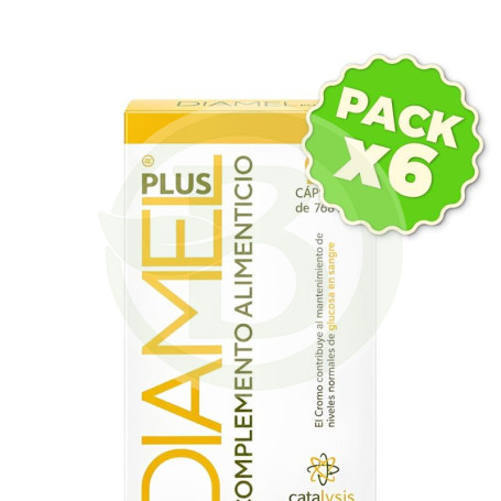 Pack 6x Diamel Plus 90 Cápsulas Catalysis