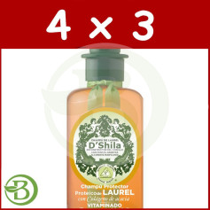 Pack 4x3 Champú de Laurel Shila