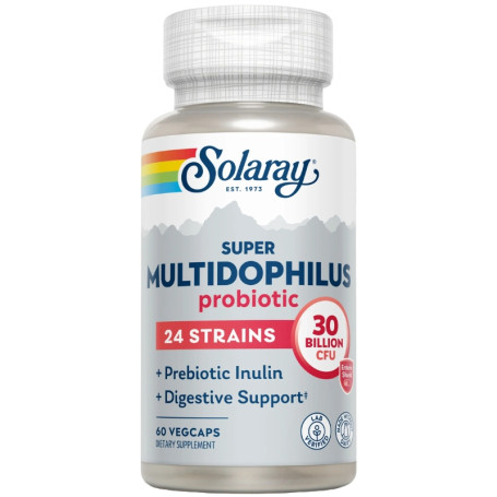 Super Multidophilus Probiotic 60 Cápsulas Vegetales Solaray