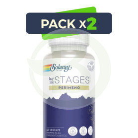 Pack 2x Perimeno Stages 60 Cápsulas Vegetales Solaray