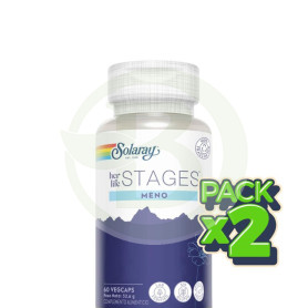 Pack 2x Meno Stages 60 Cápsulas Vegetales Solaray