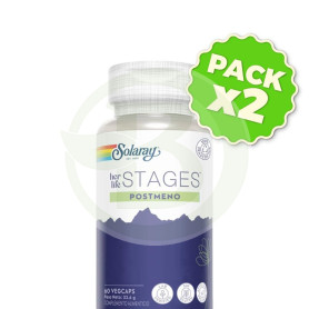 Pack 2x Postmeno Stages 60 Cápsulas Vegetales Solaray