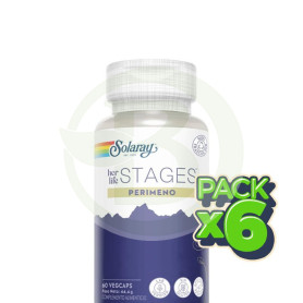 Pack 6x Perimeno Stages 60 Cápsulas Vegetales Solaray