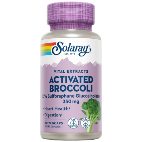 Extracto De Semilla De Brócoli Activado 30 Cápsulas Solaray