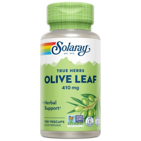 Hoja De Olivo 410Mg 100 Cápsulas Vegetales Solaray