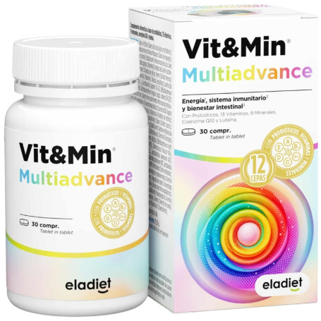 Vit&Min Multiadvance 30 Comprimidos Eladiet