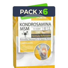 Pack 6x Kondrosamina Msm Rapid 30 ampollas Dietmed