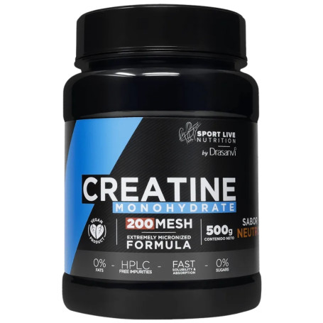 Creatina 200Mesh Sabor Neutro 500G Drasanvi Sport Live