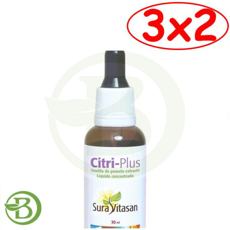Pack 3x2 Citri-Plus Líquido 30Ml. Sura Vitasan