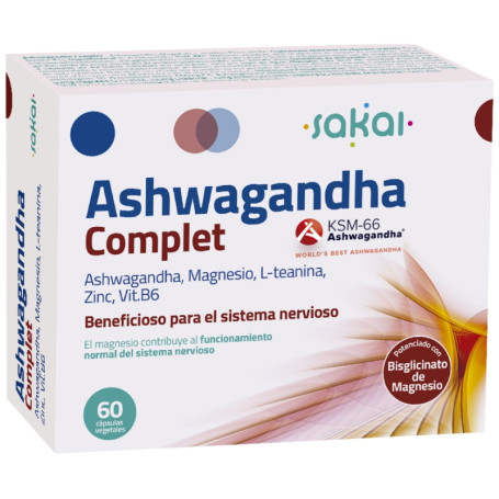 Ashwagandha Complet 60 Cápsulas Sakai
