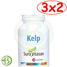 Pack 3x2 Kelp 100 Comprimidos Sura Vitasan