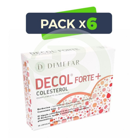 Pack 6x Decol Forte + 30 Cápsulas Dimefar