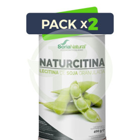 Pack 2x Lecitina de Soja Granulada 400g Soria Natural Alimentación